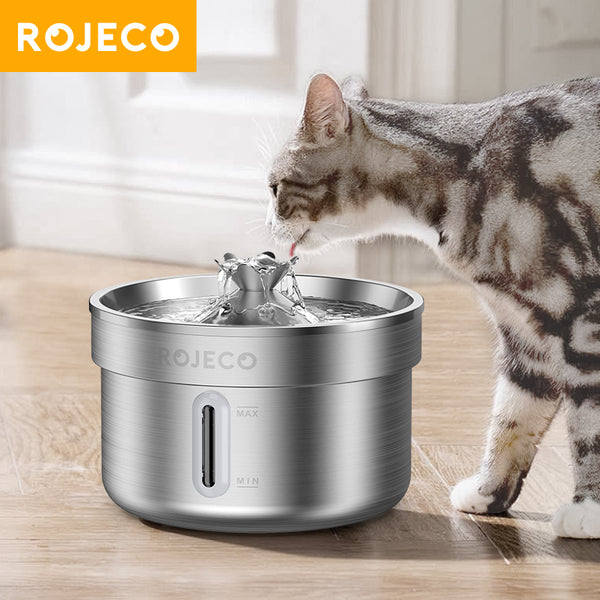 Stainless Steel Cat Water Fountain 2L