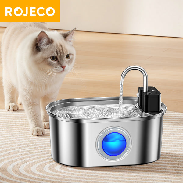 3.2L Wireless Stainless Steel Cat Fountain